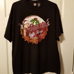 Dec 25 Shirts - Dec 25 Santa's Soda Shop XL Tee Dec 25 Shirts - Dec 25 Santa's Soda Shop XL Tee
